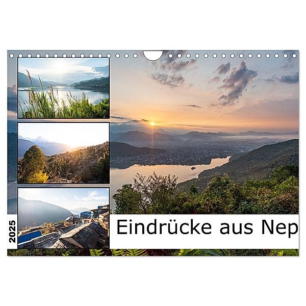 Eindrücke aus Nepal (Wandkalender 2025 DIN A4 quer), CALVENDO Monatskalender, Calvendo, Christina Fink