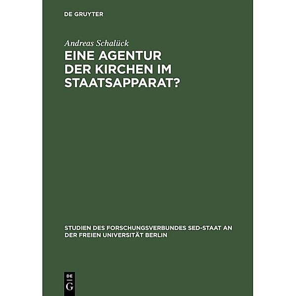 Eine Agentur der Kirchen im Staatsapparat?, Andreas Schalück