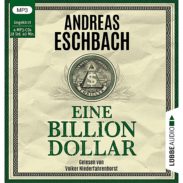 Eine Billion Dollar, 4 MP3-CDs, Andreas Eschbach
