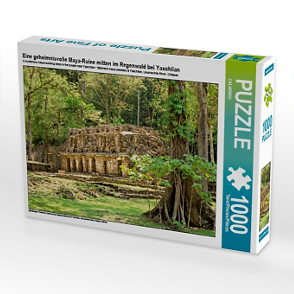 Eine geheimnisvolle Maya-Ruine mitten im Regenwald bei Yaxchilan (Puzzle), Calvendo