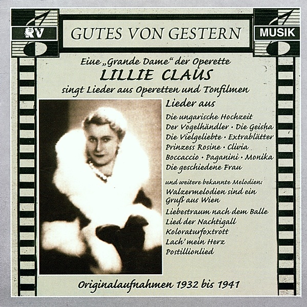Eine Grande Dame Der Operette, Lillie Claus