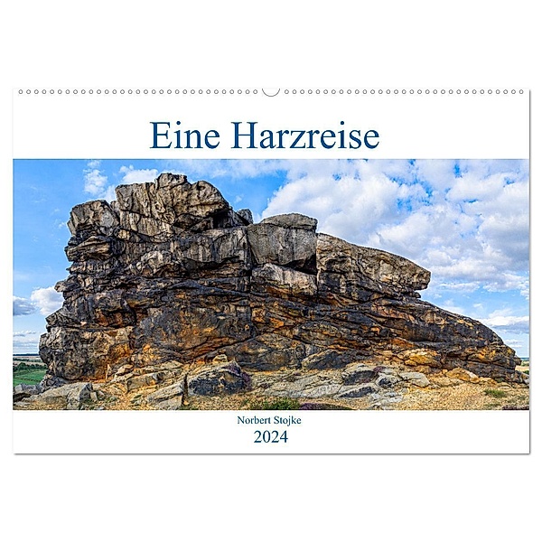Eine Harzreise (Wandkalender 2024 DIN A2 quer), CALVENDO Monatskalender, Norbert Stojke