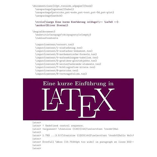 Eine kurze Einführung in LaTeX, Oliver Sternal