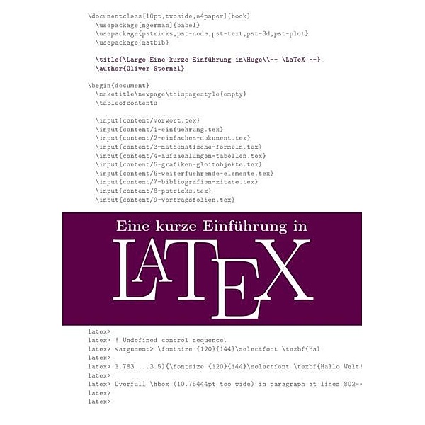 Eine kurze Einführung in LaTeX, Oliver Sternal
