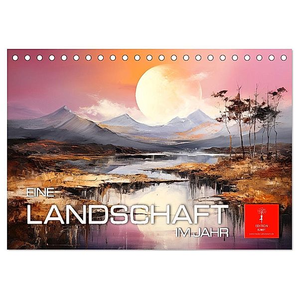 Eine Landschaft im Jahr (Tischkalender 2024 DIN A5 quer), CALVENDO Monatskalender, Calvendo, Peter Roder