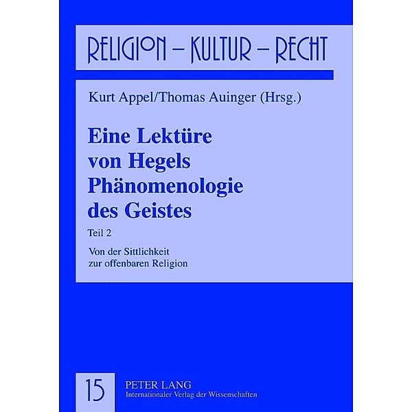 Eine Lektuere von Hegels Phaenomenologie des Geistes