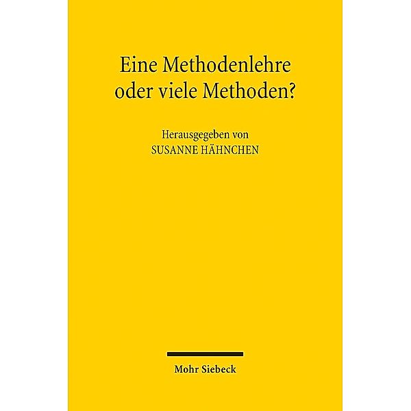 Eine Methodenlehre oder viele Methoden?