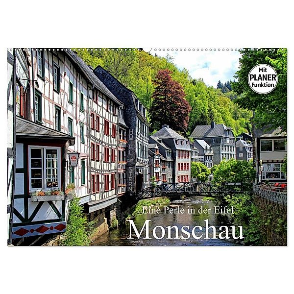 Eine Perle in der Eifel - Monschau (Wandkalender 2024 DIN A2 quer), CALVENDO Monatskalender, Arno Klatt