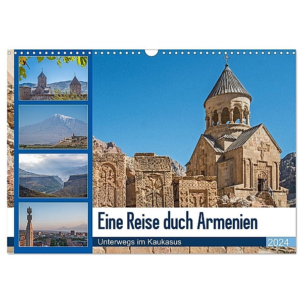 Eine Reise durch Armenien (Wandkalender 2024 DIN A3 quer), CALVENDO Monatskalender, Thomas Leonhardy