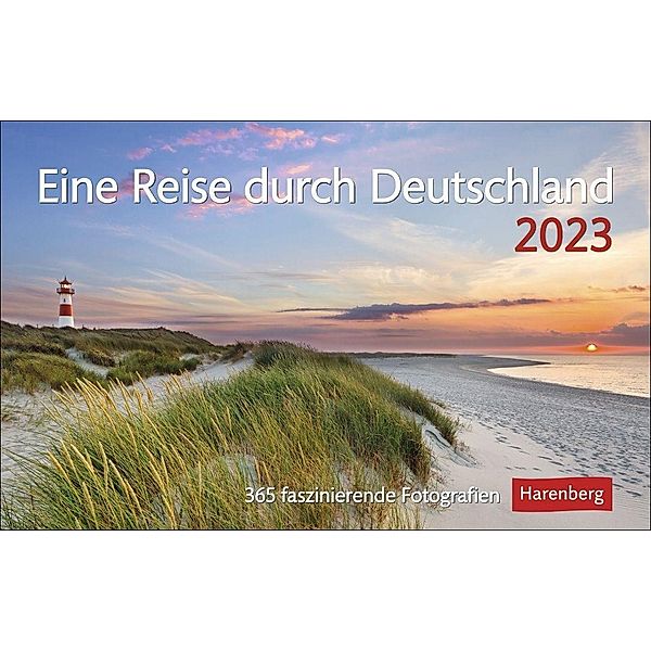 Eine Reise durch Deutschland Premiumkalender 2023. Tages-Tischkalender zum Umklappen, mit faszinierenden Eindrücken aus, Andrea Weindl