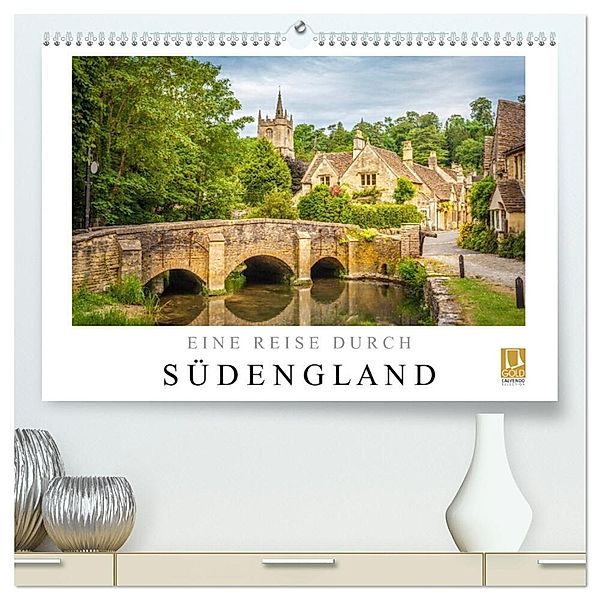 Eine Reise durch Südengland (hochwertiger Premium Wandkalender 2025 DIN A2 quer), Kunstdruck in Hochglanz, Calvendo, Christian Müringer