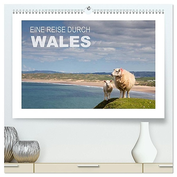 Eine Reise durch Wales (hochwertiger Premium Wandkalender 2024 DIN A2 quer), Kunstdruck in Hochglanz, Ingrid Steiner & Günter Hofmann
