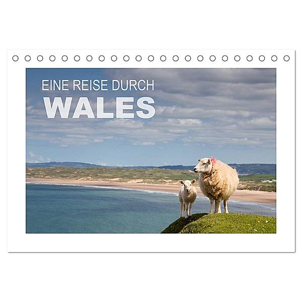 Eine Reise durch Wales (Tischkalender 2024 DIN A5 quer), CALVENDO Monatskalender, Ingrid Steiner & Günter Hofmann