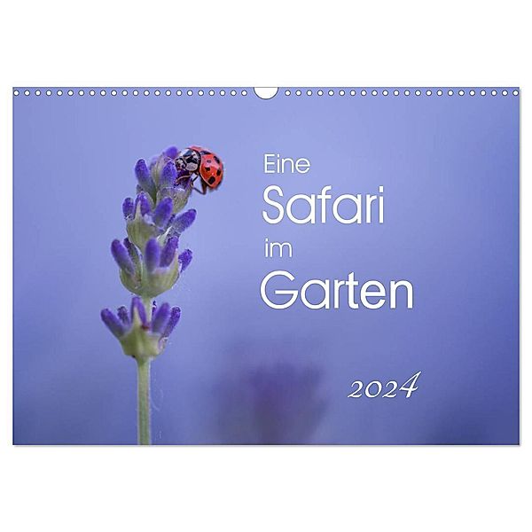 Eine Safari im Garten (Wandkalender 2024 DIN A3 quer), CALVENDO Monatskalender, Irma van der Wiel