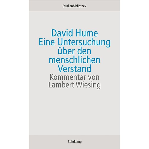 Eine Untersuchung über den menschlichen Verstand, David Hume