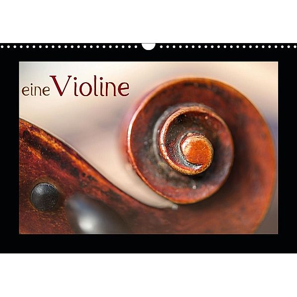 eine Violine (Wandkalender 2021 DIN A3 quer), Christiane Calmbacher