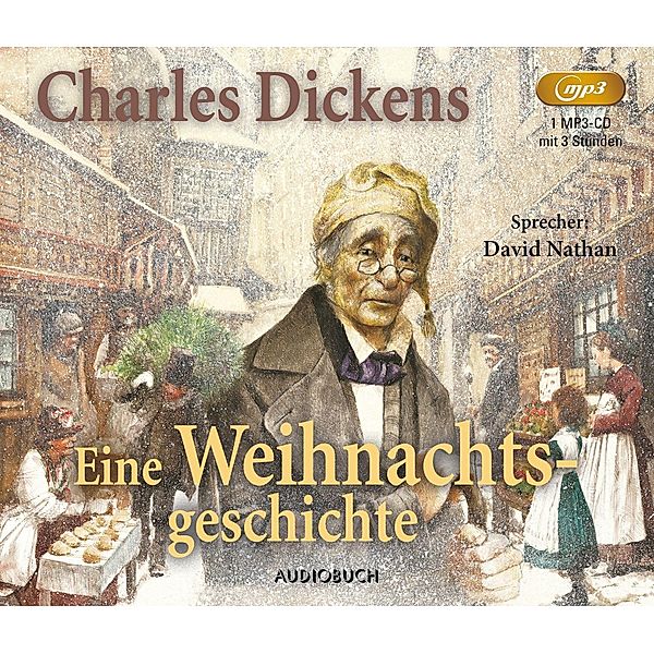 Eine Weihnachtsgeschichte, 1 Audio-CD, MP3, Charles Dickens