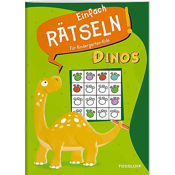 Einfach rätseln! Für Kindergarten-Kids. Dinos