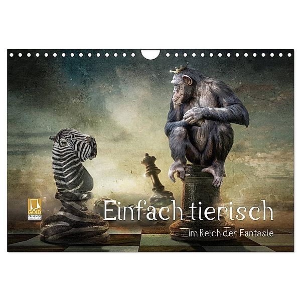 Einfach tierisch im Reich der Fantasie (Wandkalender 2024 DIN A4 quer), CALVENDO Monatskalender, Brigitte Kuckenberg-Wagner