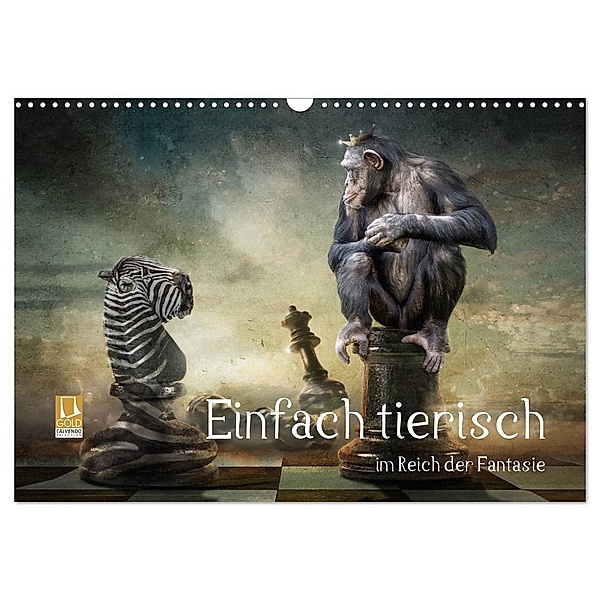 Einfach tierisch im Reich der Fantasie (Wandkalender 2024 DIN A3 quer), CALVENDO Monatskalender, Brigitte Kuckenberg-Wagner