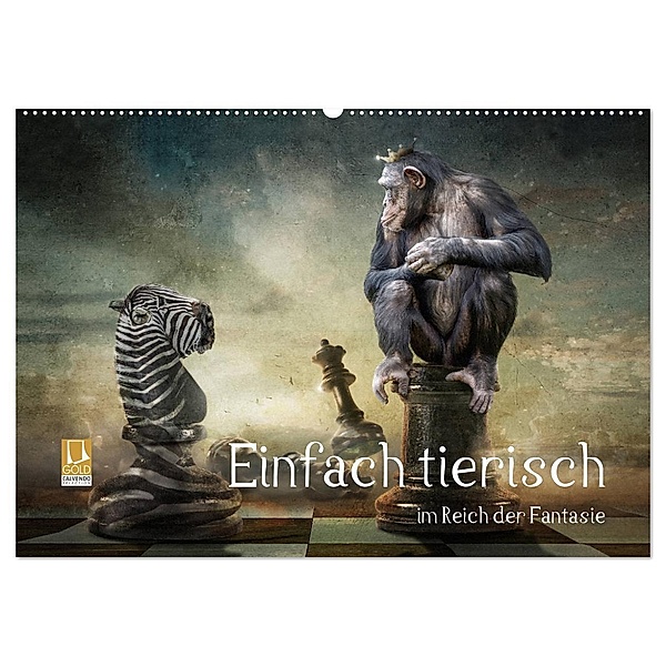 Einfach tierisch im Reich der Fantasie (Wandkalender 2024 DIN A2 quer), CALVENDO Monatskalender, Brigitte Kuckenberg-Wagner