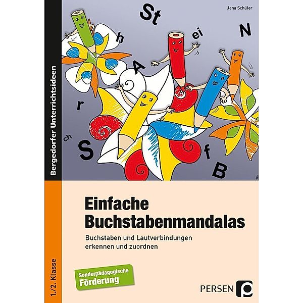 Einfache Buchstabenmandalas, Jana Schüler