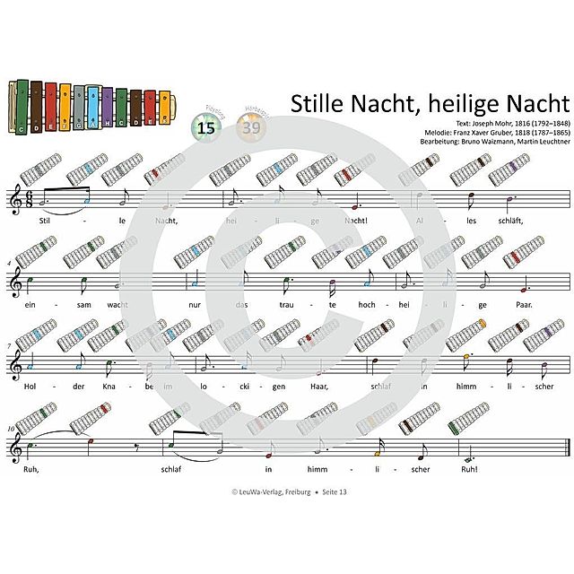 Einfacher!-Geht-Nicht: Weihnachtslieder für das SONOR GS Kinder Glockenspiel  C-DUR, m. 1 Audio-CD