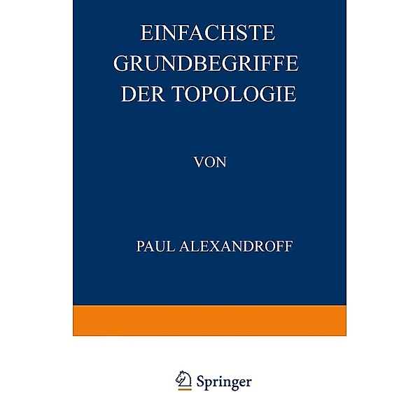 Einfachste Grundbegriffe der Topologie, Paul Alexandroff, David Hilbert