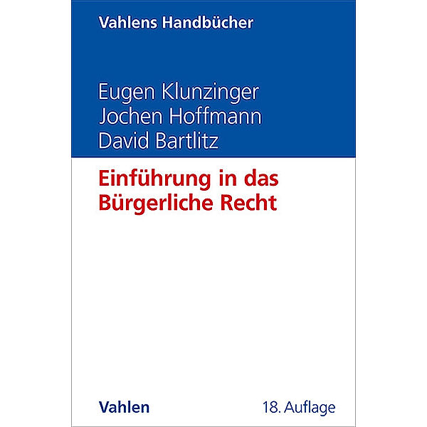 Einführung in das Bürgerliche Recht, Eugen Klunzinger