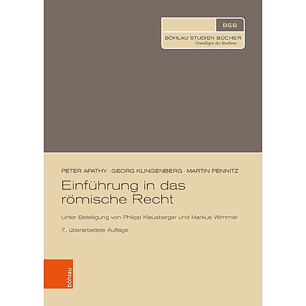 Einführung in das römische Recht, Martin Pennitz, Peter Apathy, Georg Klingenberg