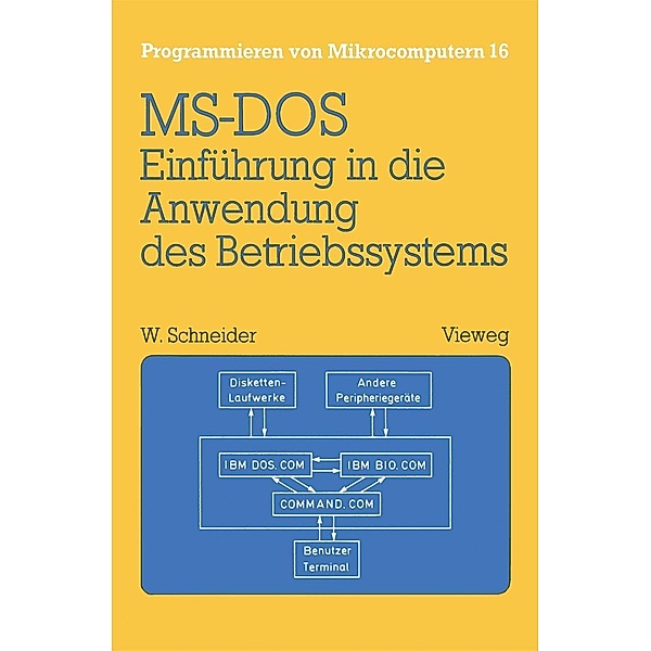 Einführung in die Anwendung des Betriebssystems MS-DOS / Programmieren von Mikrocomputern, Wolfgang Schneider