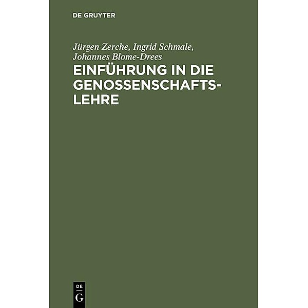 Einführung in die Genossenschaftslehre / Jahrbuch des Dokumentationsarchivs des österreichischen Widerstandes, Jürgen Zerche, Ingrid Schmale, Johannes Blome-Drees