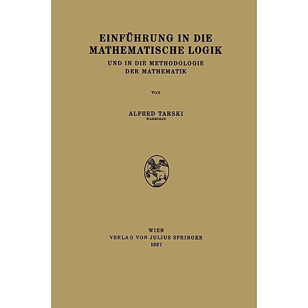 Einführung in die Mathematische Logik, Alfred Tarski