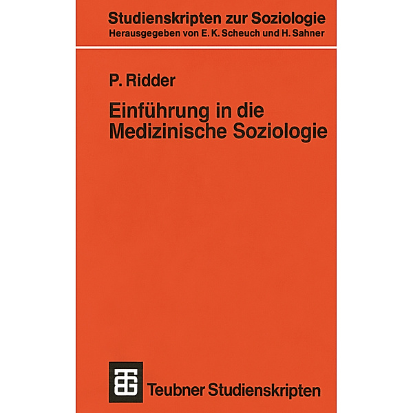 Einführung in die Medizinische Soziologie, Paul Ridder