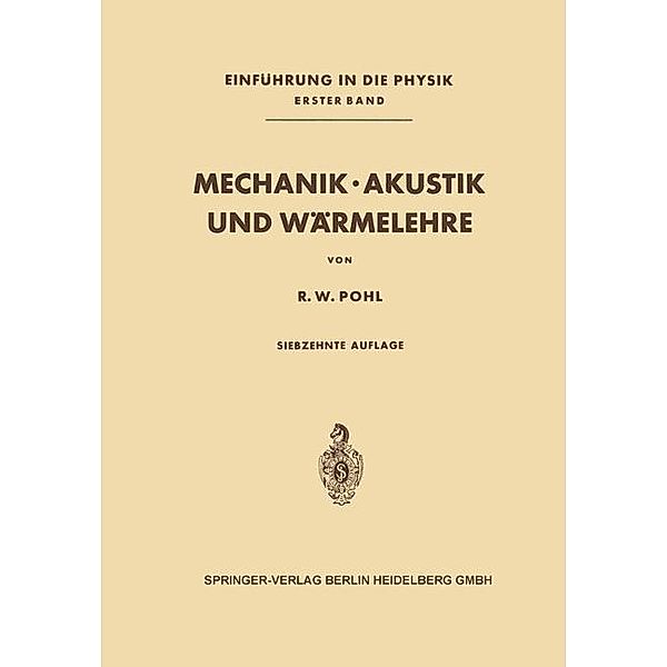 Einführung in die Physik, Robert W. Pohl