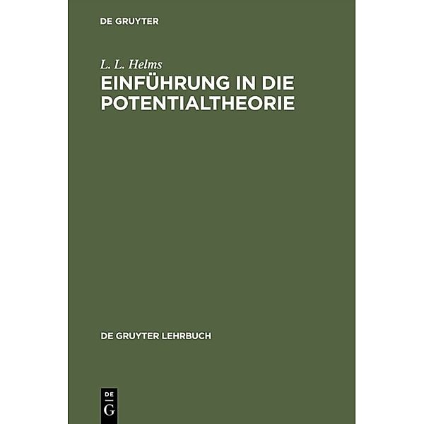 Einführung in die Potentialtheorie, L. L. Helms