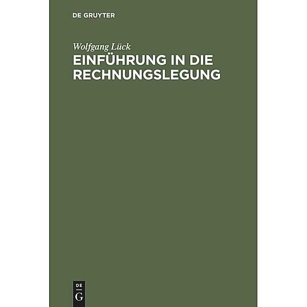 Einführung in die Rechnungslegung, Wolfgang Lück