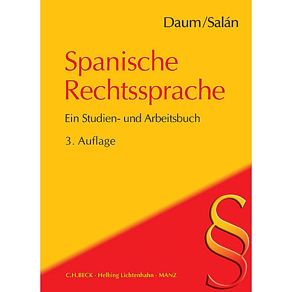 Einführung in die spanische Rechtssprache, Ulrich Daum, María E. Salán Garcia