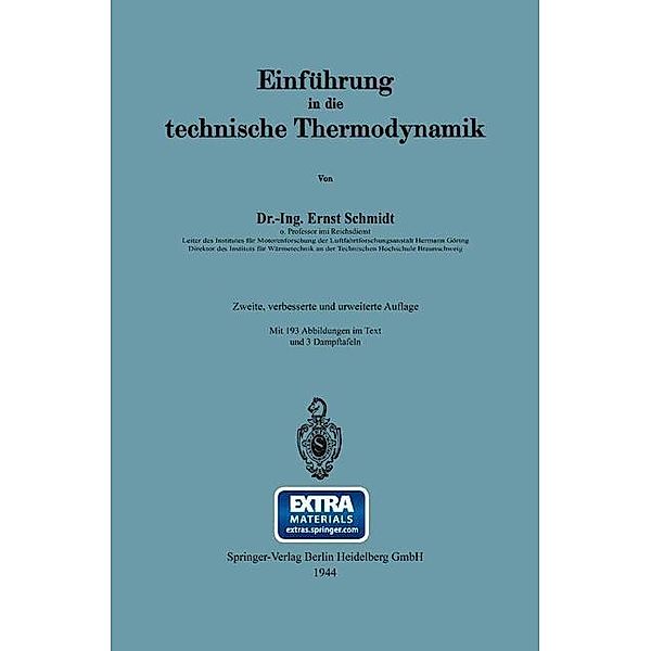 Einführung in die technische Thermodynamik, Ernst Schmidt