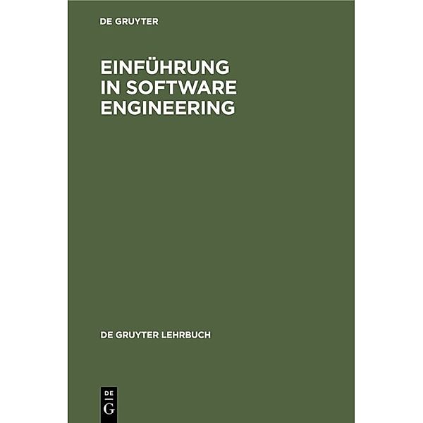 Einführung in Software Engineering