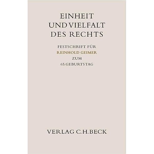 Einheit und Vielfalt des Rechts