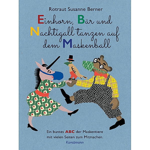 Einhorn, Bär und Nachtigall tanzen auf dem Maskenball, Rotraut Susanne Berner