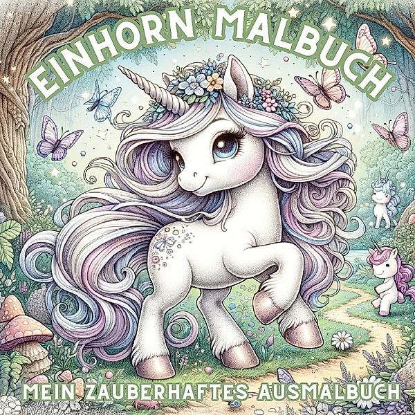 Einhorn Malbuch - Mein zauberhaftes Ausmalbuch für Mädchen ab 4 Jahren., S&L Inspirations Lounge