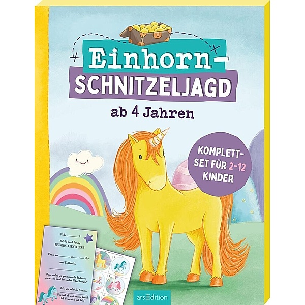 ars edition Einhorn-Schnitzeljagd ab 4 Jahren, Hannah Lang