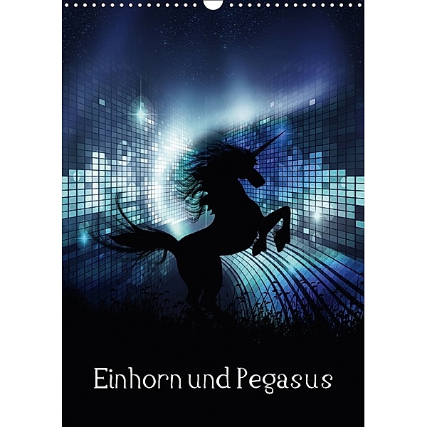 Einhorn und Pegasus (Wandkalender 2018 DIN A3 hoch), Simone Gatterwe
