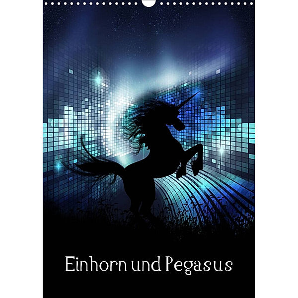 Einhorn und Pegasus (Wandkalender 2023 DIN A3 hoch), Simone Gatterwe