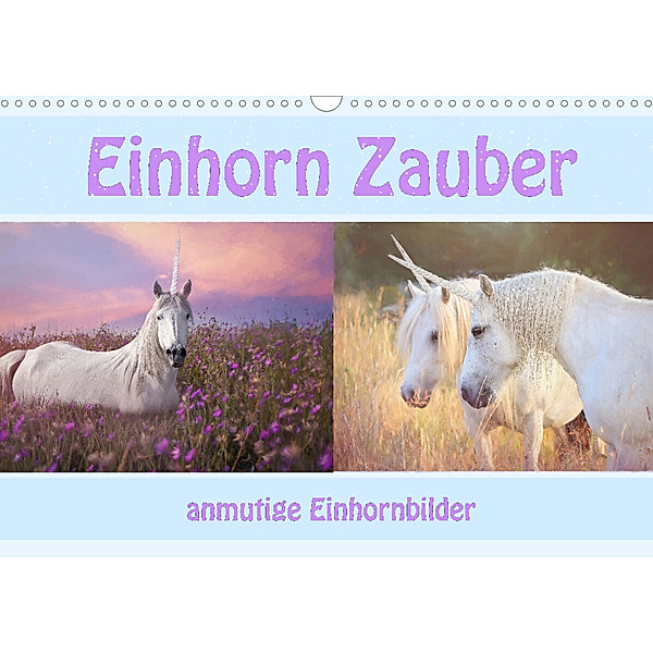 Einhorn Zauber - anmutige Einhornbilder (Wandkalender 2023 DIN A3 quer), Liselotte Brunner-Klaus
