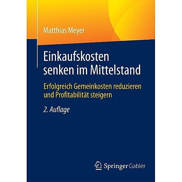 Einkaufskosten senken im Mittelstand, Matthias Meyer