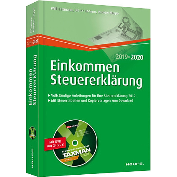 Einkommensteuererklärung 2019/2020 - inkl. DVD, Willi Dittmann, Dieter Haderer, Rüdiger Happe
