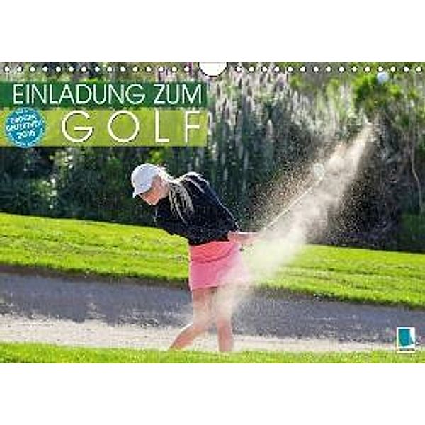 Einladung zum Golf (Wandkalender 2016 DIN A4 quer), Calvendo